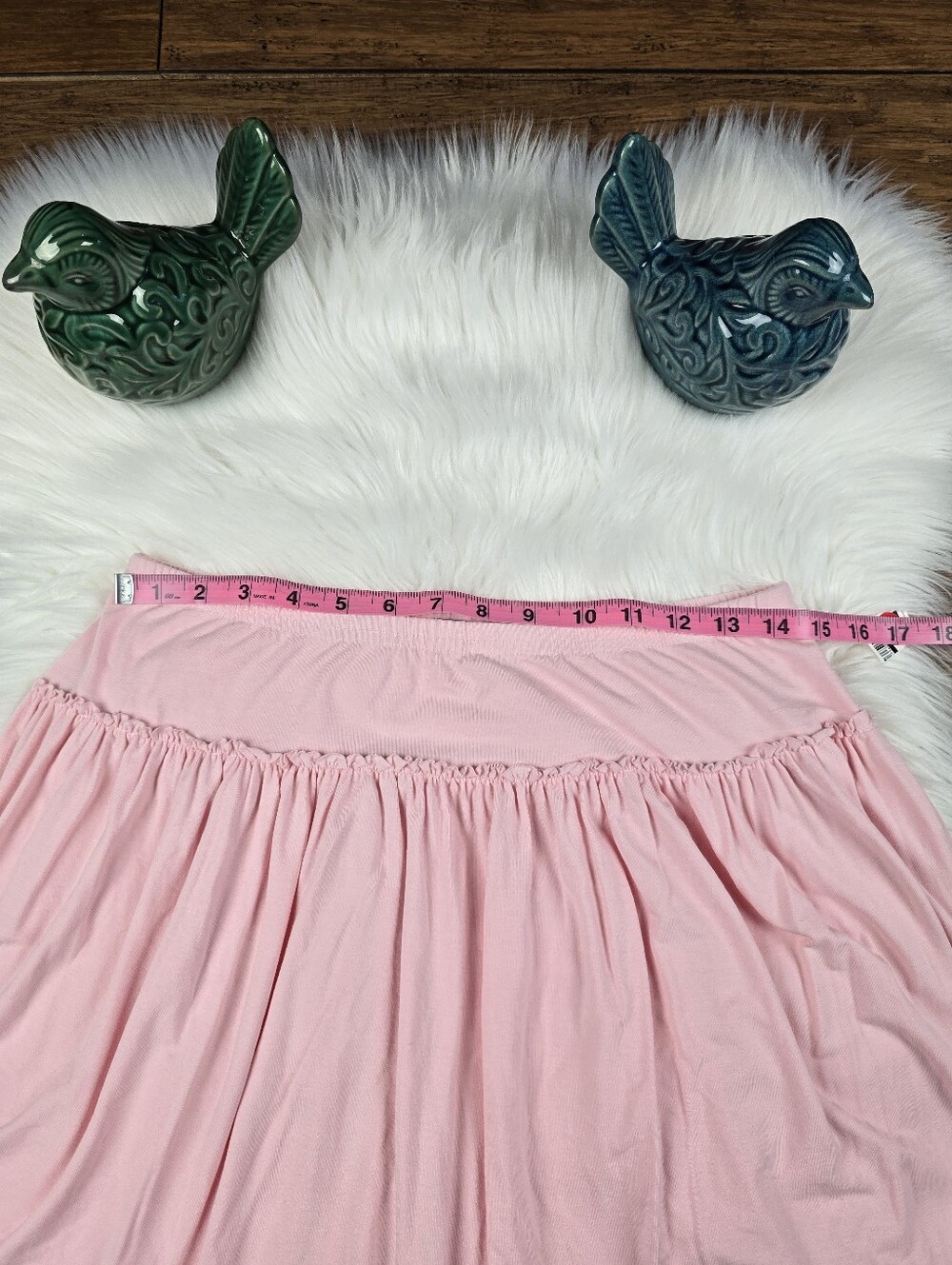 Fresh Produce Pink Ruffle Mini Skirt Medium - Picture 11 of 12